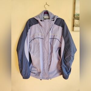 Columbia Womens Interchange Coat XL Blue Purple Color